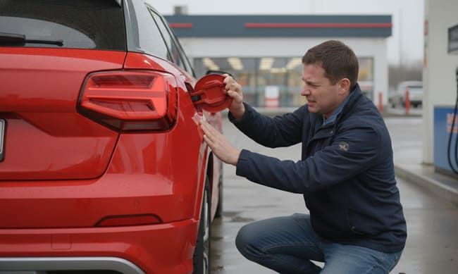 Audi Q2 : Problèmes avec le bouchon électrique du réservoir de carburant