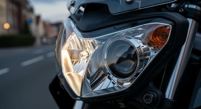 Welche Beleuchtung gibt es an einem Motorrad