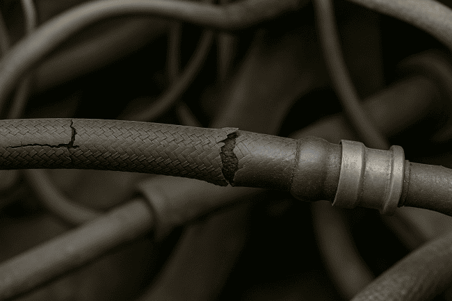 Warning signs of brake hose failure