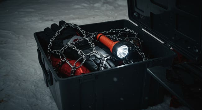 Schneeketten oder Schneesocken: Was ist das