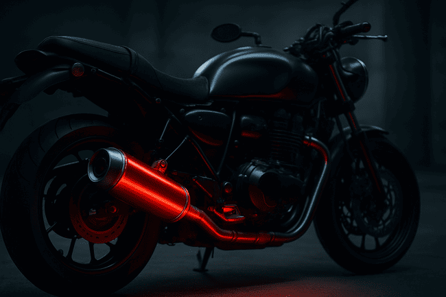 Come installare un silenziatore di scarico per moto