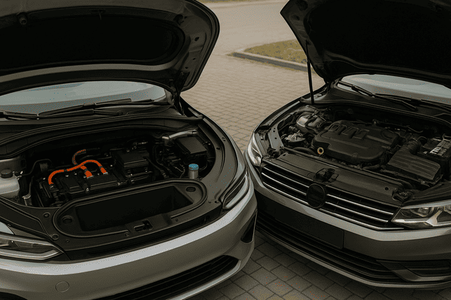 Comparativa de eficiencia: motor eléctrico vs combustión