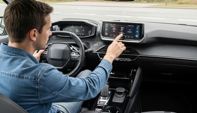 Peugeot 208: Jutiklinio ekrano sistemos problemos