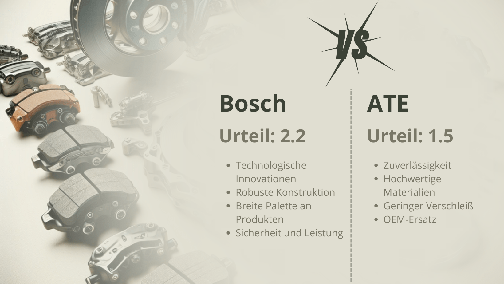 Bosch oder ATE