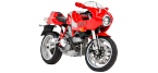 Moped Fékbetét/-pofa — DUCATI MH Motor