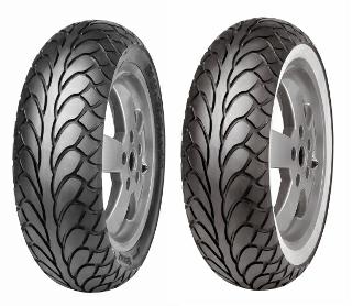 100/80-10 TL 53L bakhjul, forhjul 573905 MC-dekk Mitas 10 tommer